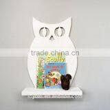 Owl Shape Wall Shelf New Design MDF Wood Display Shelf for Kids Room Decor Wall Mount Shelf Wholesale thumbnail-1