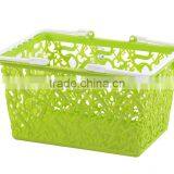 New Design PP Plastic Storage Basket With Handle thumbnail-3