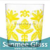 Decal Printed Glass Cup For Glass Candleholder thumbnail-1