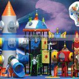 (HD-401 ) Outdoor Plastic Slide for Kids ,plastic Tube Slide Playground Outdoor Climbing Frames Education City Games Kids thumbnail-1