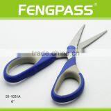 S1-1031A 6 Inch 2Cr13 Stainless Steel Blade With PP+TPR Plastic Handle Scissors For Child thumbnail-3