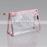 Eco-friendly Large Compartment Clear PVC Women Handbags Recyled Wash Organizer Bags Waterproof Makeup Pouch thumbnail-4