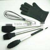 33052 10-pcs Silicone Kitchen Utensil With Stainless Steel Handle thumbnail-6
