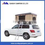 4x4 Pop up Car Camper Fiberglass Hard Roof Top Tent thumbnail-1
