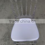 hot sale for crystal resin napoleon chair for wedding