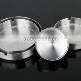 Wholesale Sliver Stainless Steel Metal Auto Ashtray thumbnail-4
