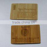 Laser Carved Bamboo Business Card thumbnail-4