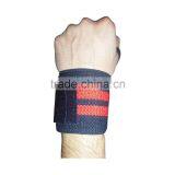 WRIST WRAPS 12 or 14inches Long ELASTIC SUPPORT WEIGHT LIFTING W/THUMB LOOP POWER STRAPS thumbnail-2