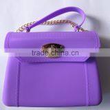 Silicone mk Fashion Handbags Silicone Bags Jelly Colors for Wholesale China thumbnail-1