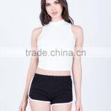 Dri Fit Shorts Wholesale Super Soft Cotton Spandex Striped Sporty Microfiber Softball Shorts Women thumbnail-5