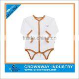 Baby Plain White Romper Baby Plain Romper Wholesale thumbnail-1