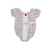 Baby Romper In China NewBorn Baby Girls Vintage Flower Jumpsuits thumbnail-5