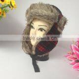 Factory Produce Lovely Heart Acrylic Soft & Warm Knitted Hat in Good Price thumbnail-5