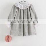 2017 Autumn Baby Girls o Neck Shirt Kids White Flare Sleeve Blouse thumbnail-1
