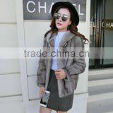 2016 New Genuine Mink Fur Coat With Hood Real Whole Skin Mink Fur Long Jacket Warm Winter Mink Fur Garments Plus Size thumbnail-2