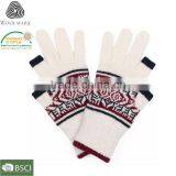 Customized fashion winter wool glove