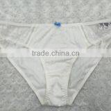 New Design Sexy Ladies Transparent White Embroidered Bra and Panty Set thumbnail-3