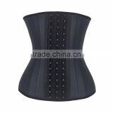 Zipper Latex Body Shaper Waist Trainer Training Cincher Corset Zip Girdle Belt thumbnail-1