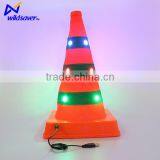 Led USB Rechargeable Waterproof Collapsible Traffic Cone thumbnail-2