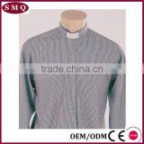 Wholesale Hot Sale Cotton Unisex Plain Clergy Shirt thumbnail-1