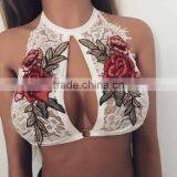 2017 New Style Halter Bra Floral Hot Sexy Women Bra thumbnail-3