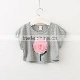 Wholesale Summer Cotton Printing Sleeveless Girls Baby Swing Top Set thumbnail-5