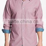 2015 European&American Style Slim Fit Official/dress Long Sleeve Mens/boy Shirt With Double Collar&cuff thumbnail-1