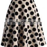 2016 Guangzhou Shandao Custom Logo New Fancy Style Summer Fashionable Polka Dot Ruffle Knee Length Women Umbrella Skirt thumbnail-3