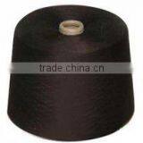 Black 100% Close Virgin Spun Dyed Polyester Yarn thumbnail-1