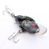 Hot SaLE Excellent Quality 4cm Plastic Fishing Lures Minnow Lure Bass Bait Tackle Hooks thumbnail-6