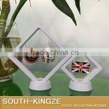 White ABS Plastic Square Product Display Case Perfect for Samll Items thumbnail-1