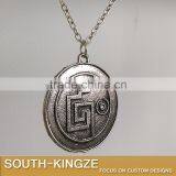 Carribean Sea Marine Style Metal Antique Silver Pendant thumbnail-1