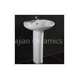 800*480*180mm White S1324 Cabinet face free standing wash basins Rectangular