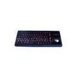 IP65 Dynamic Vandal Proof Kiosk Industrial& Military Backlight pc Keyboards With Trackball and FN ke thumbnail-1