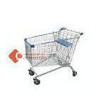 European Wheeled Wire Metal Supermarket Shopping Cart 50KG - 80KG thumbnail-1