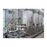 Complete 3000L/H UHT Milk Production Line / Large Milk Processing Machine High Speed