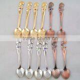 Rose Vintage Coffee Spoon /hitg Stainless Steel Leaves Ice Cream Spoon and Fork /fancy Dessert Spoon Jam Spoon Dinnerware