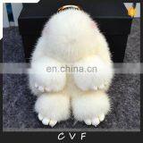 Factory Direct Supply Real Mink Fur Pendant Cute Copenhagen Rabbit Charm thumbnail-1