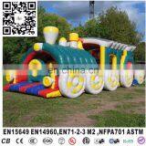 Outdoor Kids Adult Inflatable Train Obstacle Course Equipment CE Approved