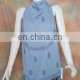Polyester Hand Printed Scarf thumbnail-1