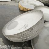 Flat bottom dish head can cover for pressure vessel head and boiler