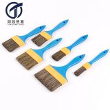 Many size synthetic fiber paint brush with plastic handle