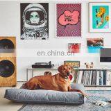 Washable Dog Bed Cushion Soft and Comfortable Fabric Dog Mat With Blanket thumbnail-6