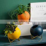 European Square Creative Metal Desktop Plant Pot Stand Flower Rack Succulent Plant Pot thumbnail-3