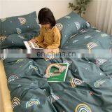 China Factory Direct Supply Wholesale 100 Cotton Reactive Printing Floral Pattern Full Size Bed Linen Comforter Bedding Set thumbnail-2