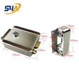 Nickel Plating Access Control Mechanical Combination Electric Rim Door Lock With Double Cylinder thumbnail-2