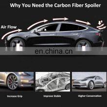 Carbon Fiber Spoiler For Tesla Model 3 Tail Wing Spoiler Trunk Lip Rear Spoiler Wing Car Accessories thumbnail-3