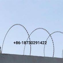 Unclipped Razor Ribbon Wire Razor Concertina Wire Coil Security Barrier thumbnail-5