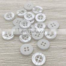 Dyeing Blazer Transparent Pearl Sew Polyester Plastic Button For Shirts