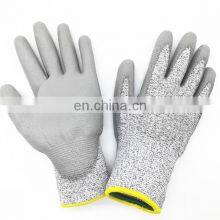 CE EN388 4544 Level 5 Cheap 13G HPPE Cut Proof Safety Kitchen Cry Anti Cut Resistant Gloves thumbnail-4
